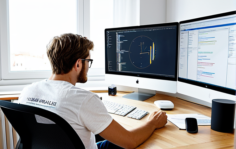 오픈소스 소프트웨어 생태계의 주요 참여자 - Open Source Developer**

"A professional-looking software developer in a brightly lit, modern home o...